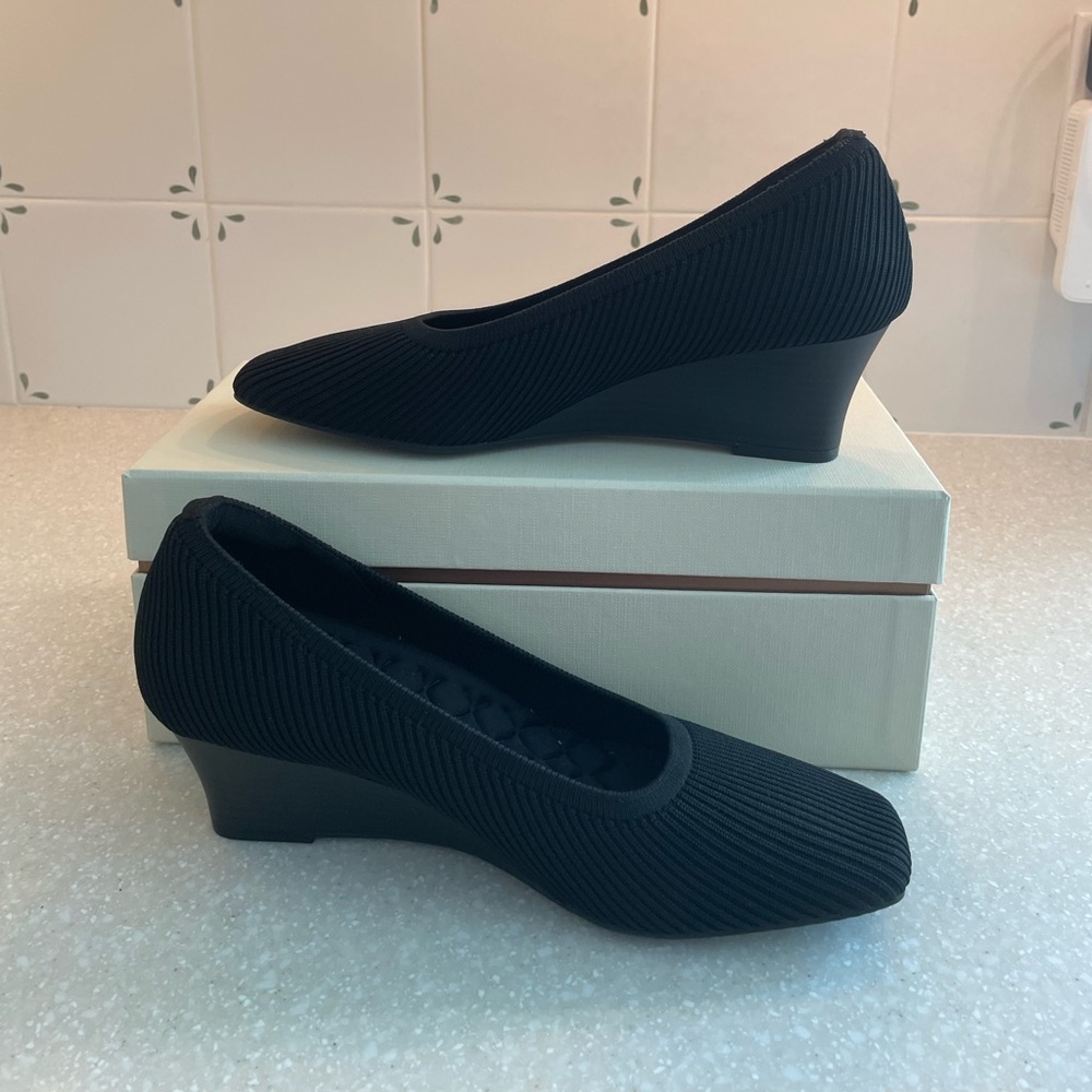 Women’s Viviana Black Wedge heels - Margot Wedge Pro. Comfort.